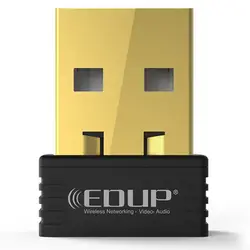 EDUP 150 Мбит/с мини-usb Wi-Fi Dongle приемник беспроводной 802,11 n/g/b Ethernet адаптер сетевой карты для оконные рамы Mac PC