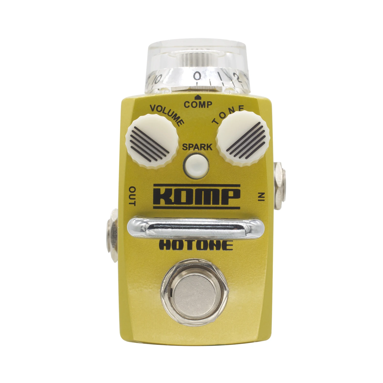 Hotone KOMP Opto Compressor Effect Pedal True Bypass Effects Stompbox for Electric Guitar Based on LA2A Photoelectric | Спорт и