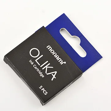 navy blue ink Monami OLIKA перьевая ручка прозрачный держатель EF 0,38 мм тонкий наконечник из нержавеющей стали Kalem Stylo Plume Caligraphy ручка канцелярские принадлежности - Цвет: navy blue ink