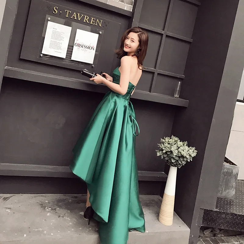 green emerald dress cocktail party