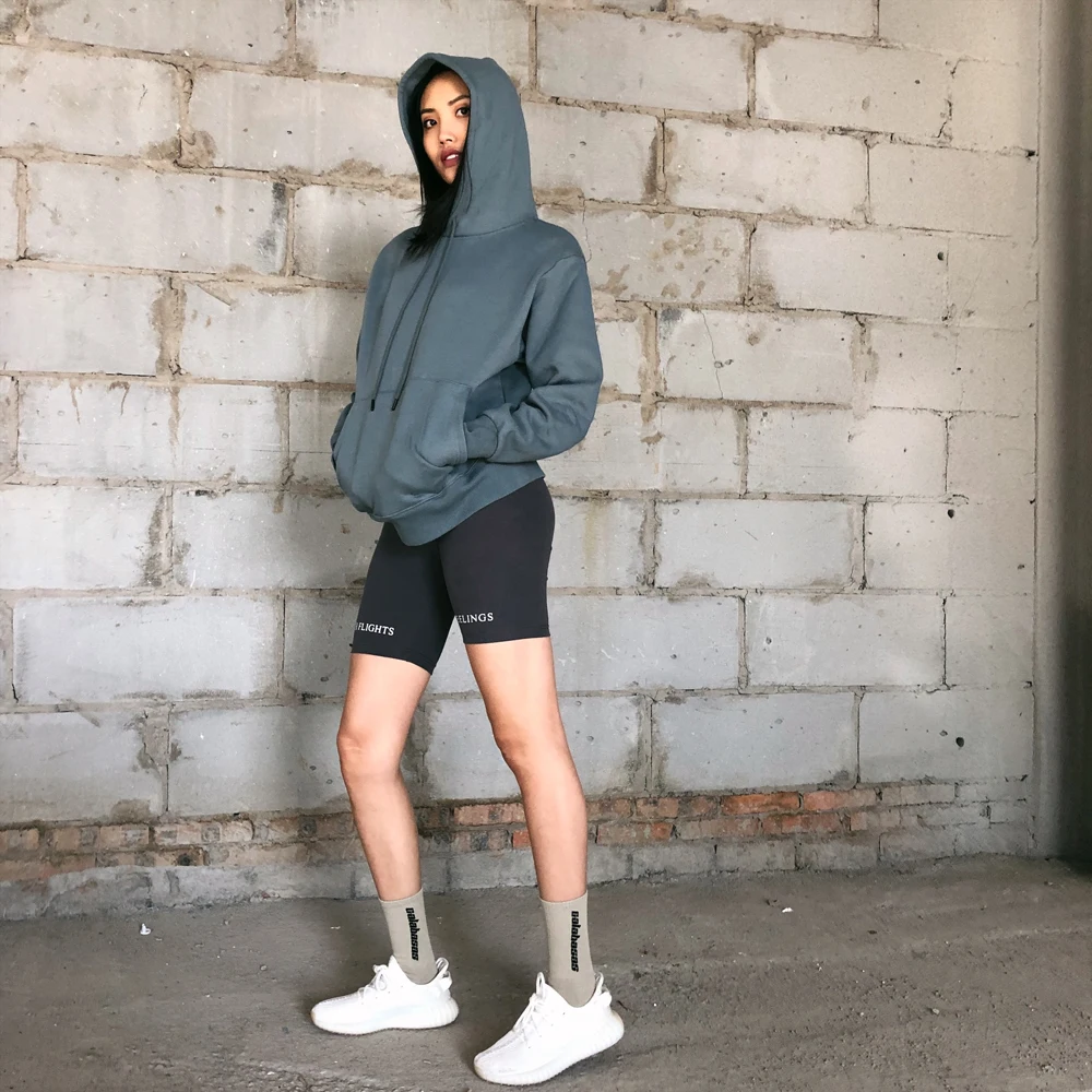

Women 2019 casual sportwear fitness legging workout letter half push up bike shorts leggings leginsy damskie