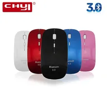 CHYI, Bluetooth 3,0, эргономичная мышь 2,4G 1000/1200/1600 dpi, ультратонкая супер тонкая беспроводная 3D Bluetooth BT мышь для ПК, мини-ноутбука