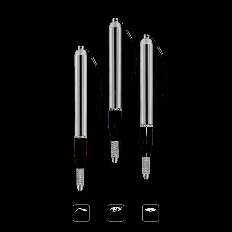 

Permanent Light Hand Embroidered Pen for Eyebrow Eyeliner Lip Tattoo Manual Microblading Pen For Round Flex Light Oxygen Needle