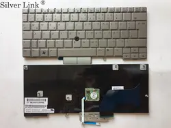 GR Германия клавиатура для hp EliteBook 2740 2740 P Серебряный Клавиатура ноутбука GR макет