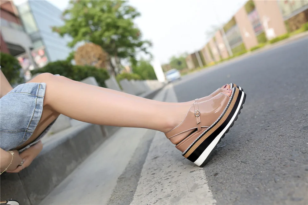 MoonMeek/ г., летние женские босоножки для отдыха Высококачественная обувь из натуральной кожи Новое поступление, простая модная популярная женская обувь