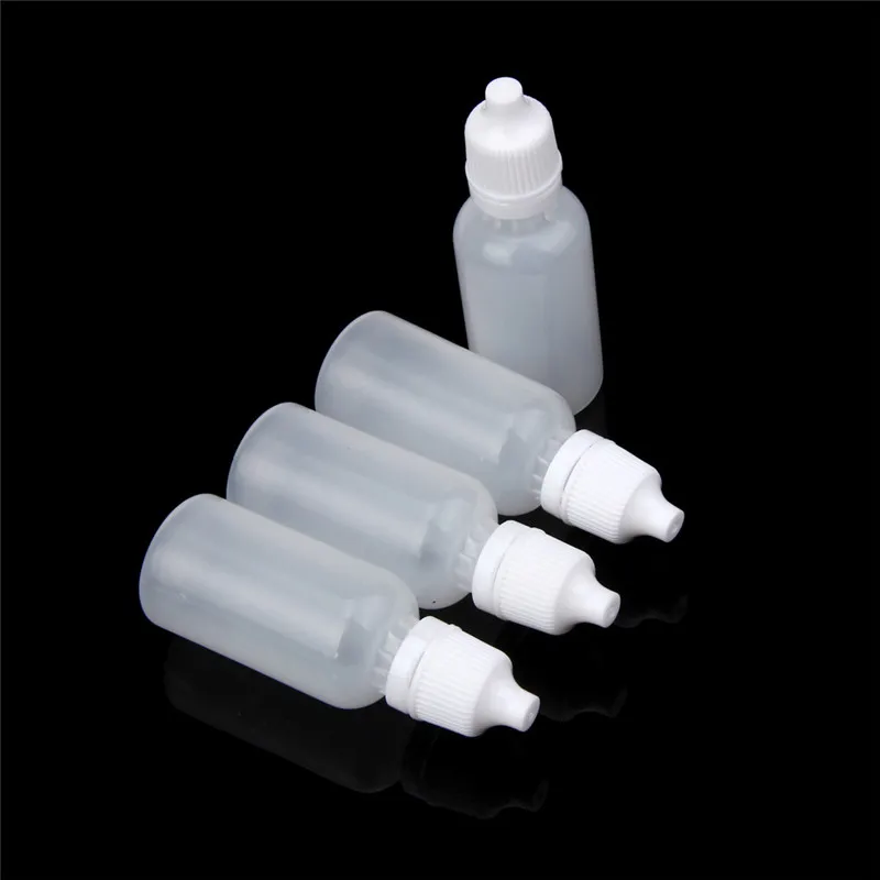 

B# 100PCS 20ml Empty Plastic Squeezable Dropper Bottles Eye Liquid Dropper# 1027 ** CC