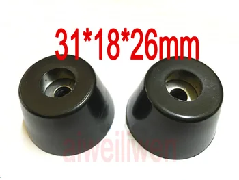 

31*18*26 Trapezoid Rubber pads Desk and chair MATS furniture computer case instrument Rubber machine feet Shock absorption