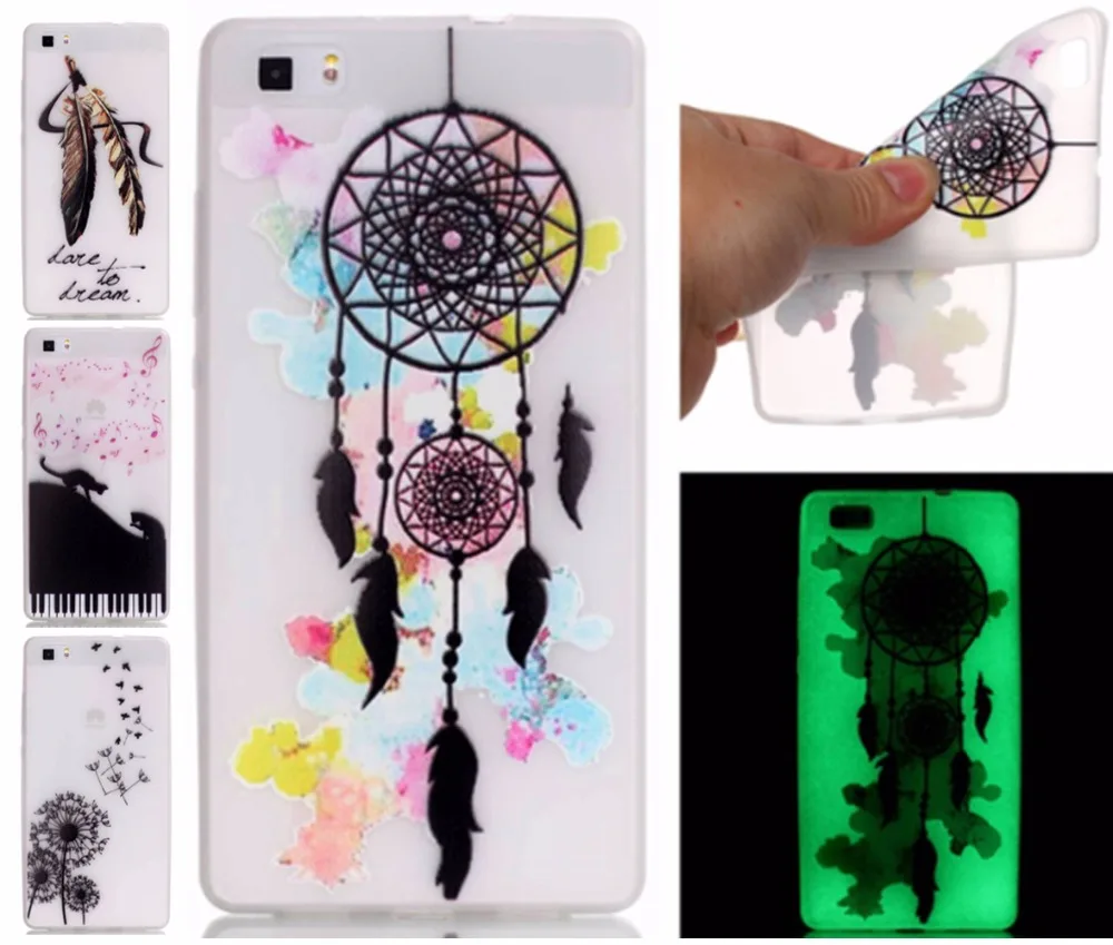 Световой Case Для Samsung Galaxy Note 5 Huawei P8 Lite для Nokia Lumia 540 Тонкий Телефон Мягкие TPU Silicone |