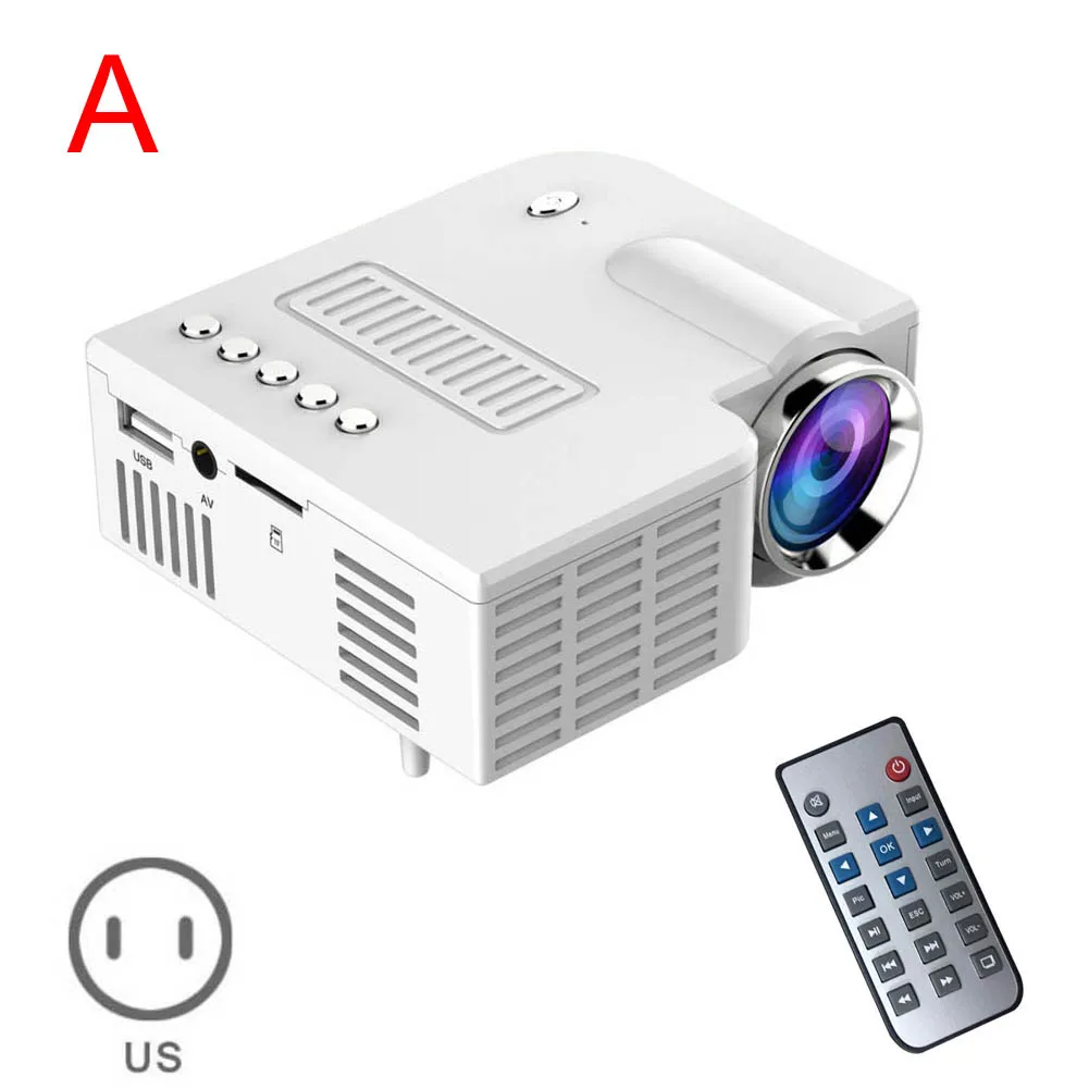 

Portable UC28 PRO HDMI Mini LED Projector Home Cinema Theater AV VGA USB SD998