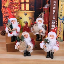 Рождественская елка, украшение для стола в спальню, игрушка Санта-Клаус, кукла, подарок для офиса, дома, подарки для детей, подарки, украшения для дома