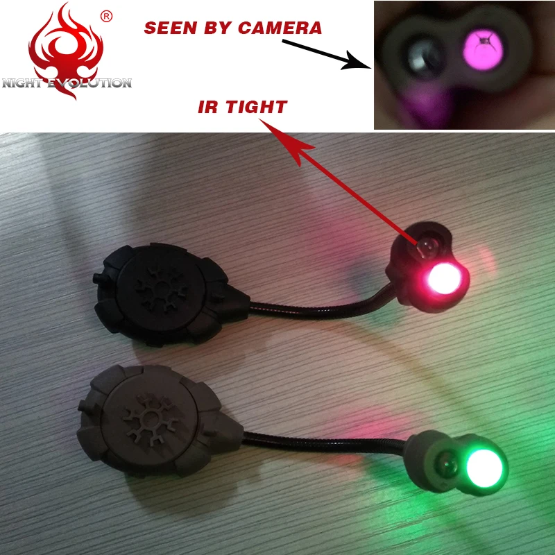 

Night-Evolution Princeton Tec MPLS2 Helmet Lighting Lighting System With red or Green Light For Hunting NE05009 (BK DE)