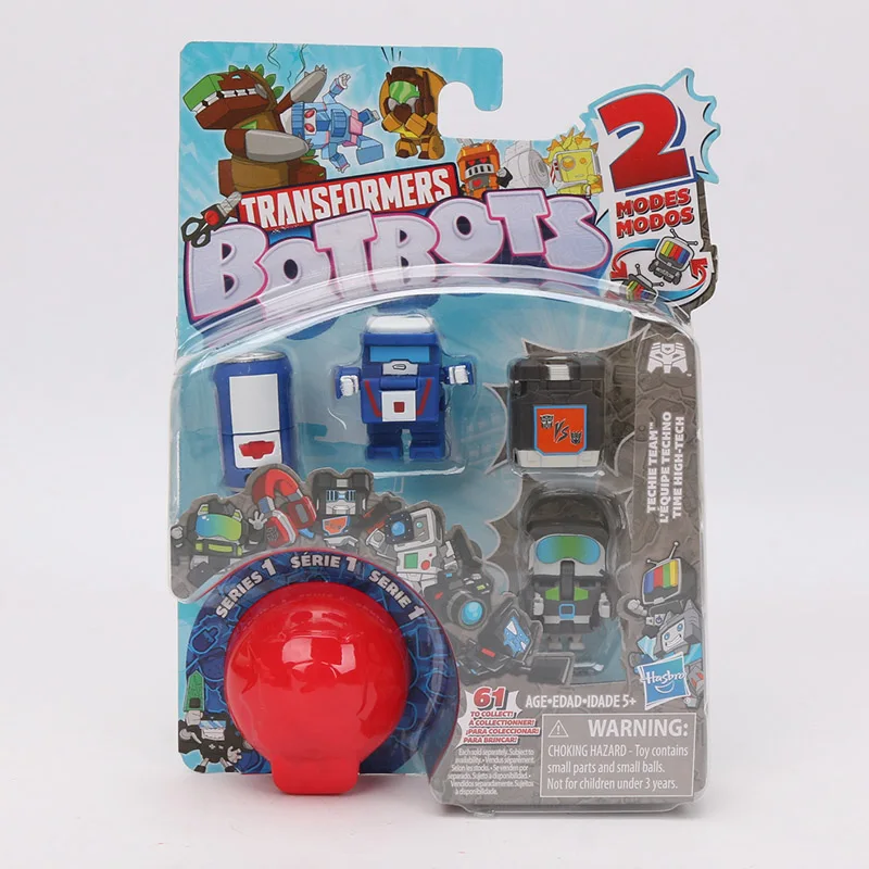 Эксклюзивные Трансформеры Botbots серии игрушек 1 Techie Team Sugar Shocking Toys 5 Pack Mystery 2 в