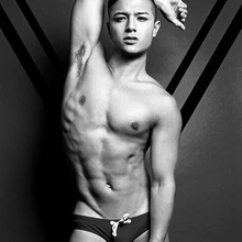 Для мужчин, с заниженной талией, белый плавать шорты узкие белые плавки купальные костюмы Быстрая Сушка сексуальные плавки