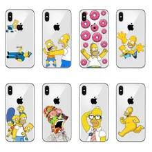 Роскошный Жесткий PC чехол для телефона Симпсоны модные мультфильмы аниме для iPhone 11 Pro MAX 5 5S SE 6 6S Plus 7 8 Plus X10 XR XS MAX