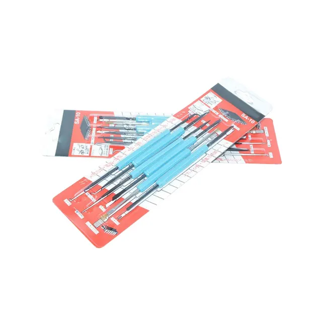 Special Price Steel Solder 6pcs/lot Professional Assist Repair Tool Set Electronic Components Welding Grinding Cleaning Repairing Tools