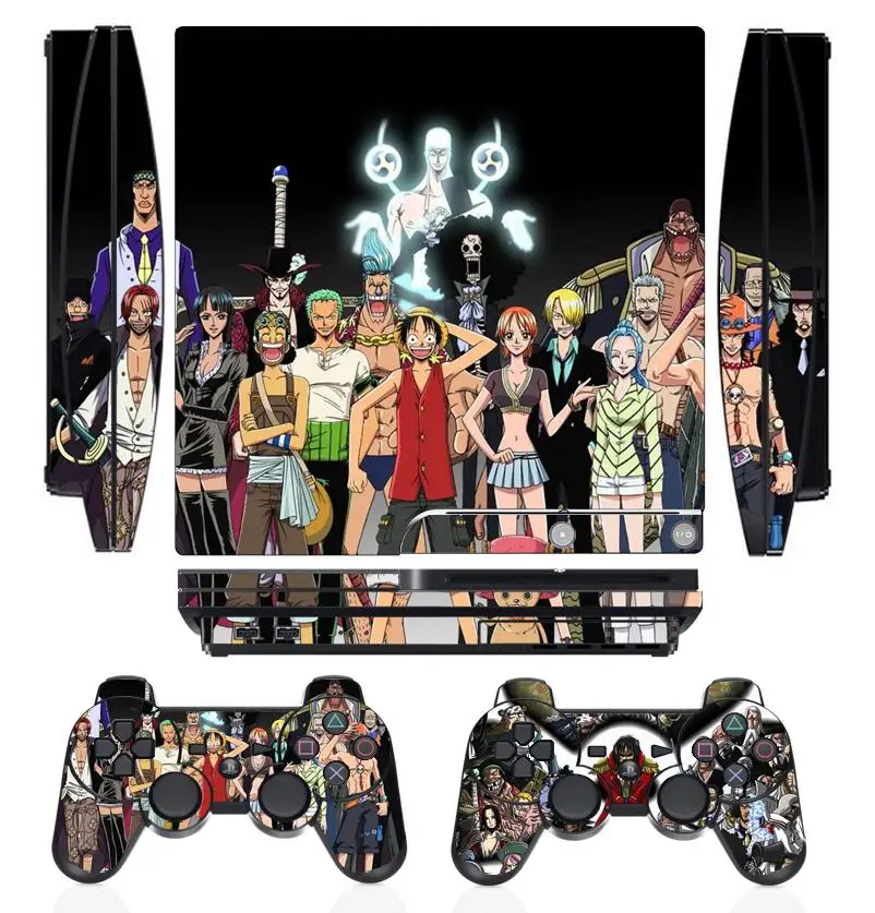 One Piece 275 Vinyl Skin Sticker Protector For Sony Ps3 Slim Playstation 3 Slim And 2 Controller Skins Stickers Protector Sticker Ps3 Slim Ps3protector Sony Aliexpress