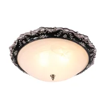 Led ceiling lamp modern Chinese bedroom lamp aisle lights living room imitation copper lamps chinese modern fabric wall lamp suitable hotels guesthouses homes bedroom living room and other places aisle