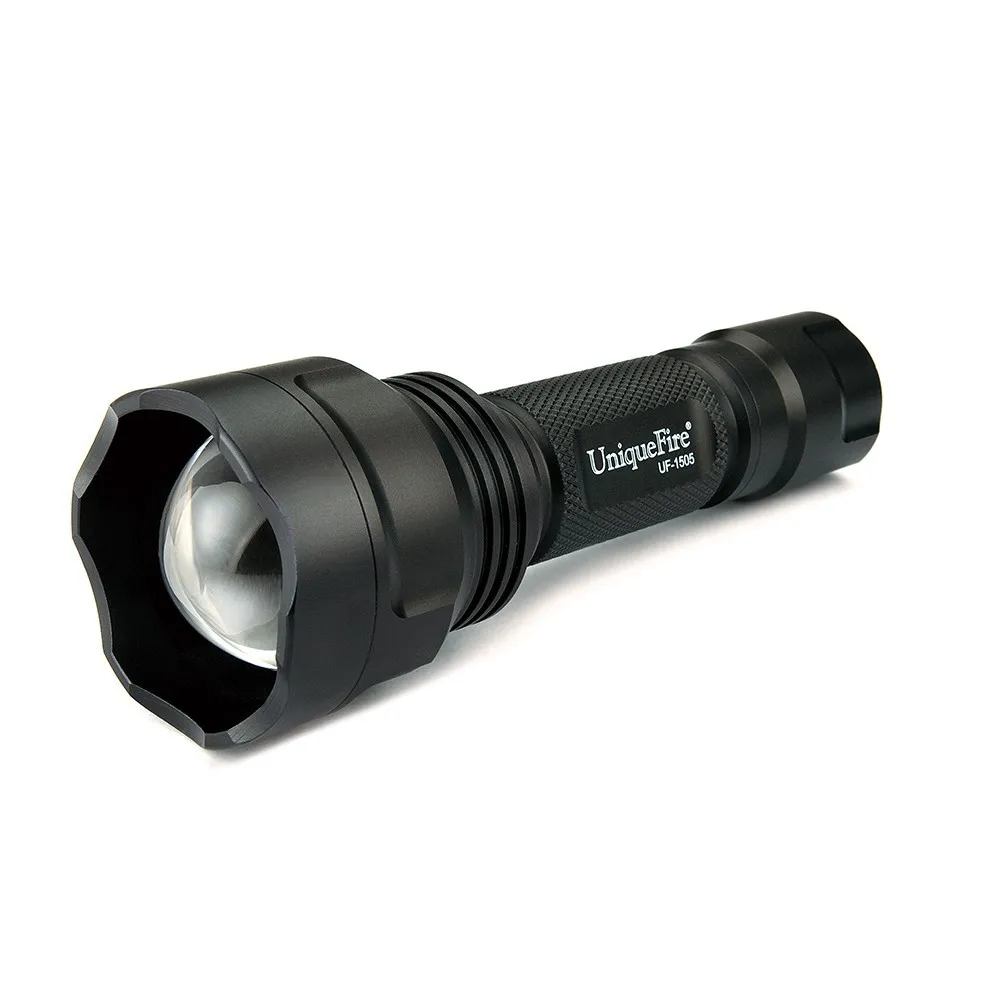 UniqueFire Zoomable Flash светильник 1505 XRE зеленый/красный светодиодный светильник 5 режимов 300LM 38 мм выпуклая линза для пеших прогулок