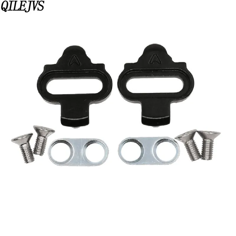 

QILEJVS SPD MTB Bike Cleats Pedal Clipless Cleat Set Racing Riding Equipment For Wellgo WPD-98A Shimano SH51 SH55 SH56