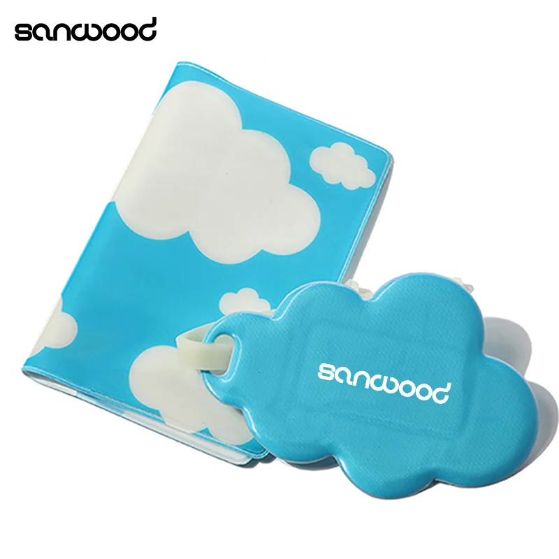 

2016 New Design Candy Color Passport Holder Covers Travel Luggage Tag Silicone Ribbon Belt 9R2R