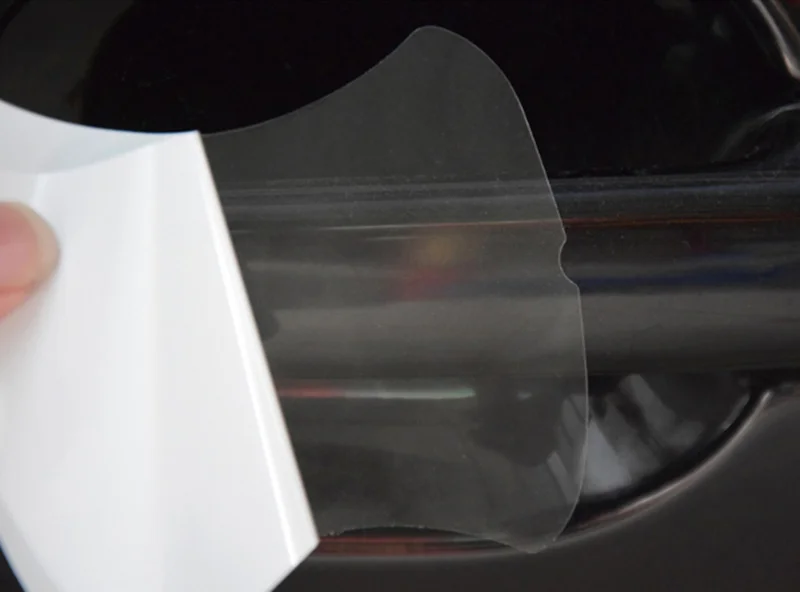 Автомобиль наклейки на дверные ручки из закаленного стекла для Ford Focus Kuga для Fiesta Ecosport Mondeo Escape Explorer край Mustang Fusion