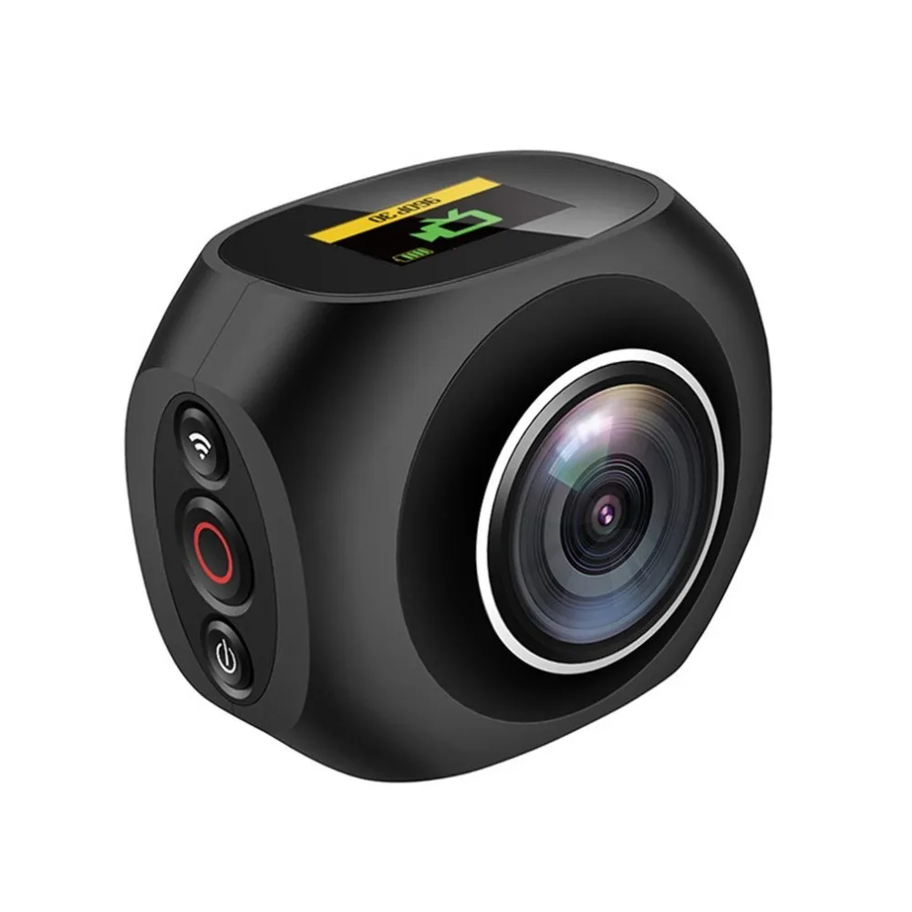 HOT 4K HD 360 Degree Panoramic Camera VR Mini Handheld Unique Dual Lens Camera WiFi Video Action 12 million pixel Camera Pano