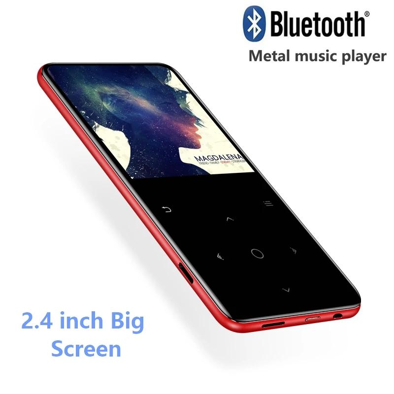 

Original Bluetooth MP3 Music Player 8GB/16GB Built-in Speaker 2.4 inch Big Screen High Quality Lossless Video Player with FM