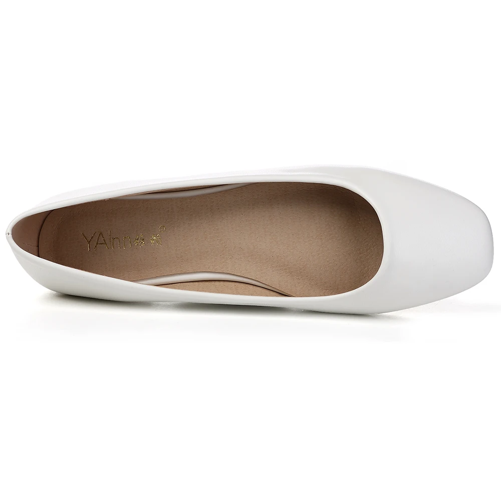 YALNN/Женская обувь на плоской подошве в деловом стиле новые кожаные туфли без