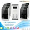 SmartYIBA Video Door Phone 3/4/5/6/8/10 Multi Units Apartments Color Monitor Doorbell Home Video Intercom ► Photo 2/6
