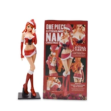Buy Japan Anime Figma One Piece Christmas Nami Model 25cm PVC Action Figure Collectible Model Toy Gift Free Shipping