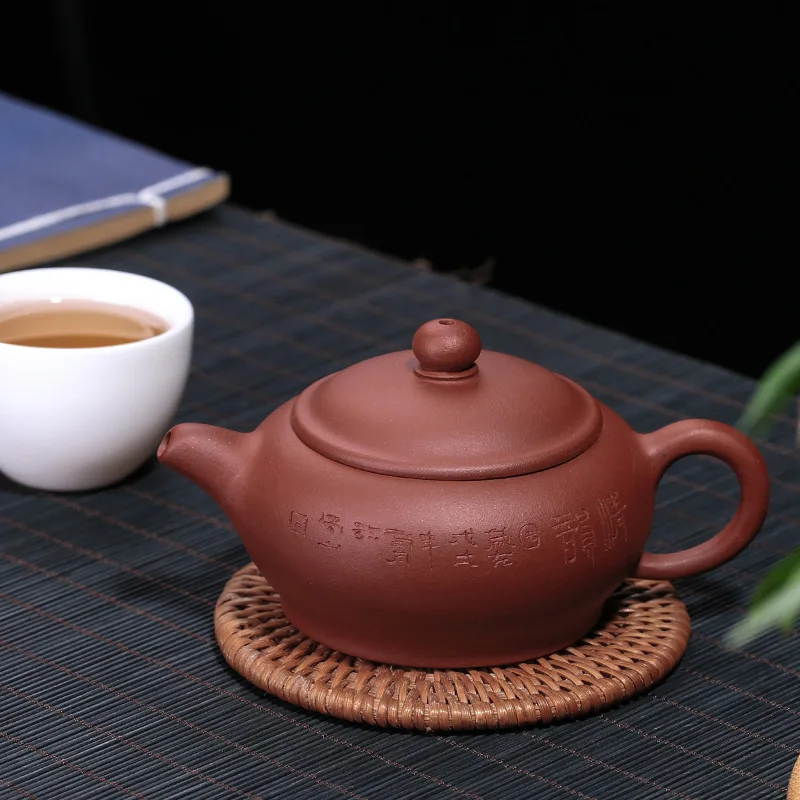 Teaware металлический пурпурный грязевой горшок ручной работы Чжоу Ting фиолетовый; песок горшок одна на заказ
