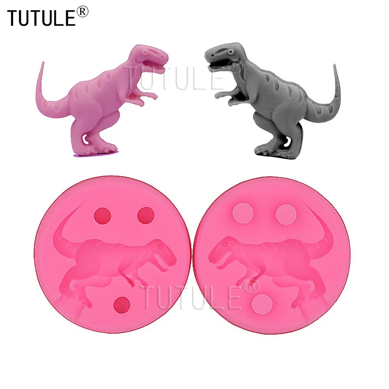 

Gadgets-DinosaurFlexible Silicone Mold Use with Resin,Clays Food Safe Fondant Chocolate Sugar Art Candy Gum Paste Dinosaur mould