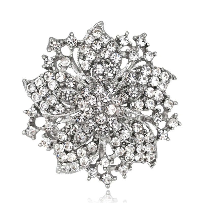Danbihuabi Новая мода Винтаж Стиль многоцветный Шпильки Броши Кристалл Rhinestone Брошь