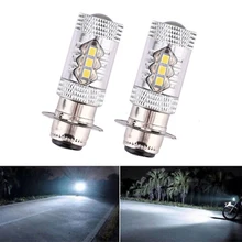 Headlight 12V LED Moped Scooter ATV Lamp Bulb Light