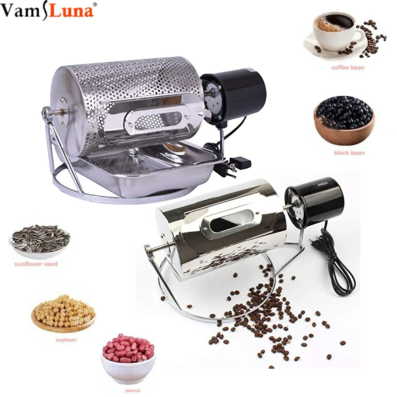 Mini Coffee Roaster Stainless Steel Baking Coffee Beans Manual Peanut
Machine Seeds Nut Baking Tooled In The Stove