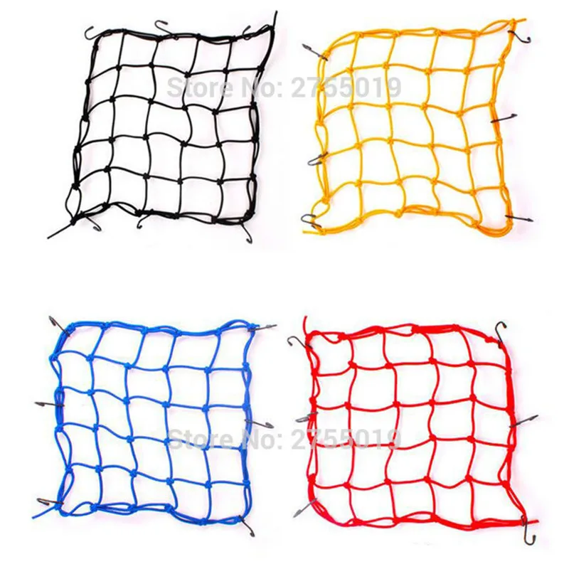 Эластичная сетка для багажа на шлем 40 х40 см|motorcycle luggage net|motorcycle netmotorcycle helmet net |