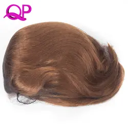 Qp волос черный Ombre blone прямой Боб Синтетический Синтетические волосы на кружеве Искусственные парики для Для женщин высокое Температура