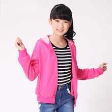 GuaGuaEgg 2016 Autumn and Winter Girls Hooded Shirt Long Sleeve Cotton Solid clothes Kids Keep Warm Clothing