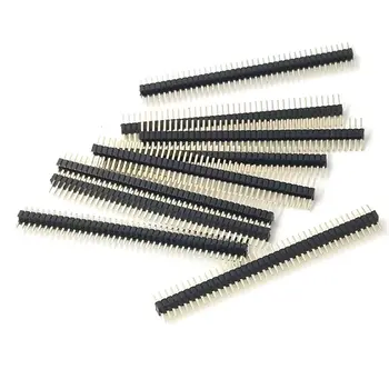 

20pcs/lot pin header male pitch 1.27mm 40 Pin Male Single Row Pin Header Strip 1x40P