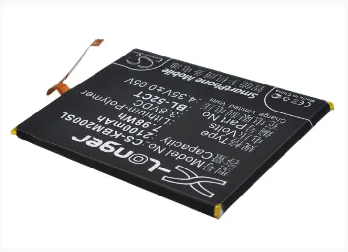Cameron sino 2100 mAh аккумулятор для KOOBEE M2 BL-52CT мобильный, смартфон аккумулятор