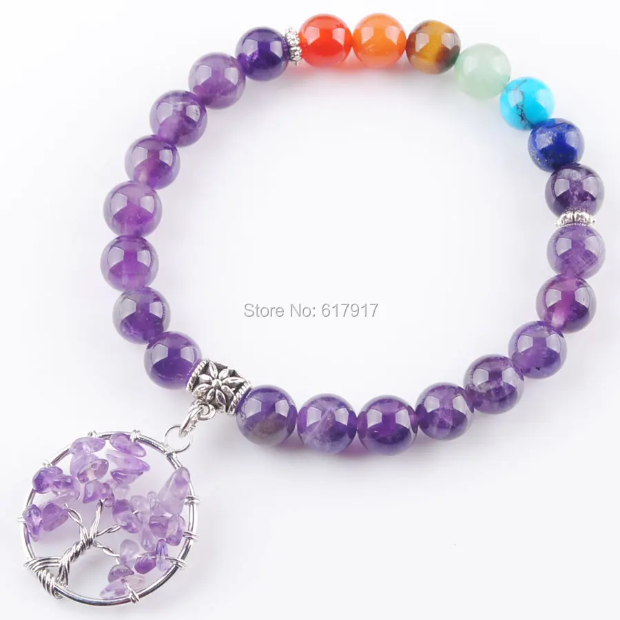 Браслет женский с бусинами в виде дерева жизни 7 дюймов|tree of life bracelet|bracelet treebracelet