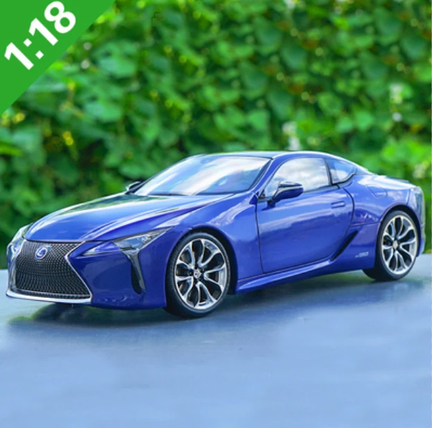 1:18 литья под давлением модели для сплав LEXUS LC500h 2018 синий игрушка купе автомобиля