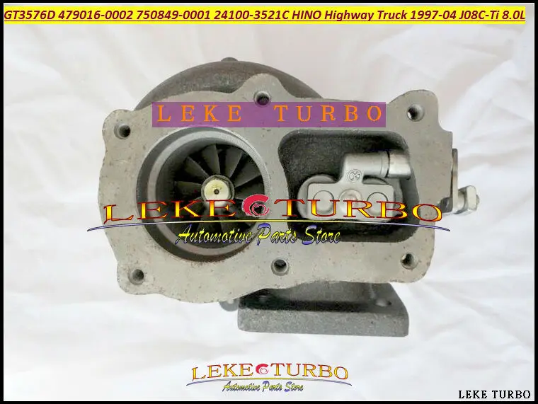 GT3576D 479016 750849 479016-0002 750849-0001 24100-3521C 24100-3251 Turbo For HINO Highway Truck 1997-04 J08C-Ti 8.0L (1)