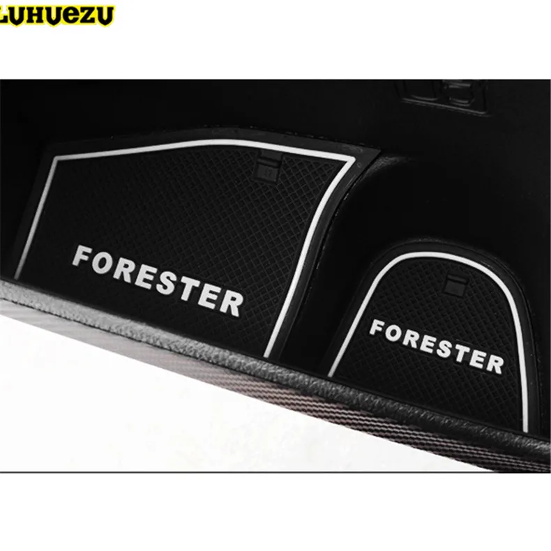 Резиновый нескользящий коврик Luhuezu для внутренней двери аксессуары Subaru Forester 2008