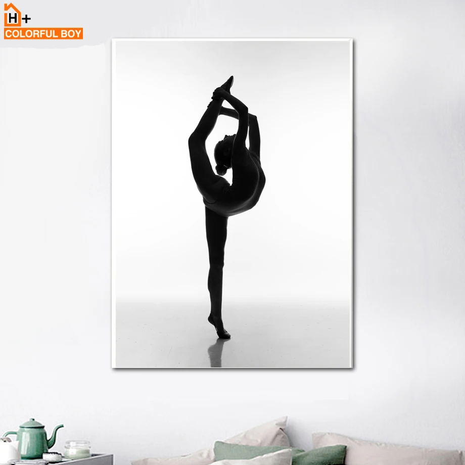 

Canvas Art Print Gymnastics Girl Wall Painting Pop Art Minimalism Posters And Prints Modern Wall Pictures For Living Room Decor