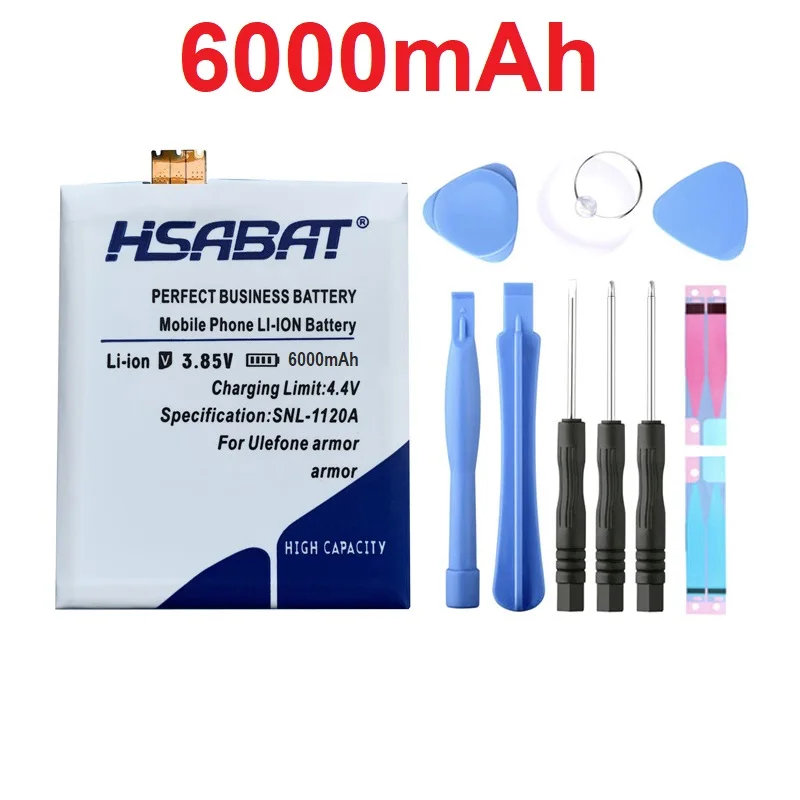 

HSABAT 6000mAh Battery for Ulefone armor