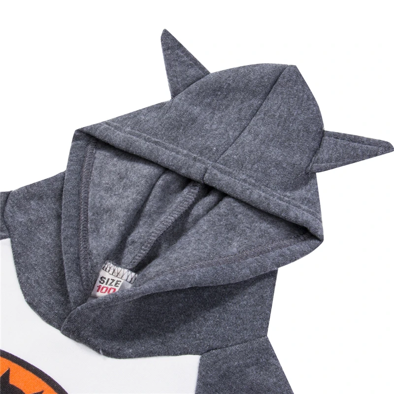 Дети Обувь для девочек одежда с Бэтменом Наборы для ухода за кожей Осень Дети с длинным рукавом Толстовка с капюшоном+ Брюки для девочек Новинка года Горячие Bebes Повседневное костюм Обувь для мальчиков спортивные костюмы