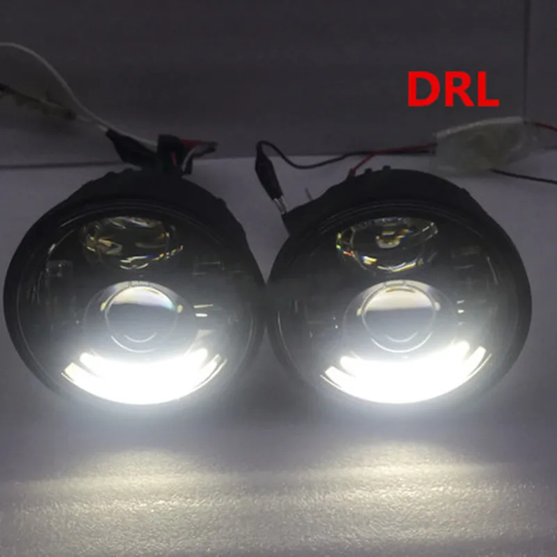2 Pcs Motorcycle 5 Inch Moto Round Headlamps For