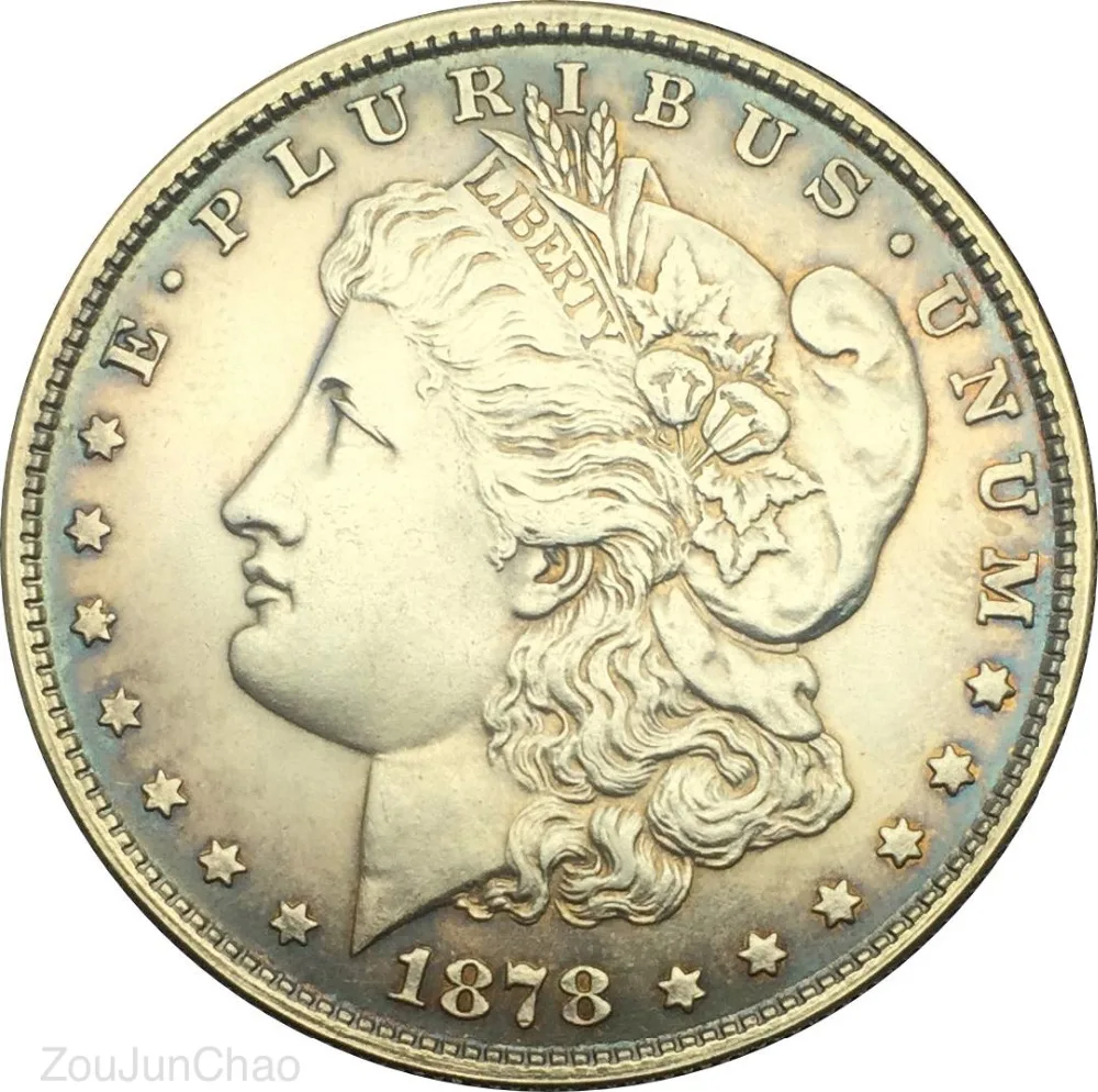 ==> [Free Shipping] Buy Best United States Of America 1878 8TF Morgan Wrong Type 90% Silver Weight 26.7-26.73 Grams Replica Coin Online with LOWEST Price
