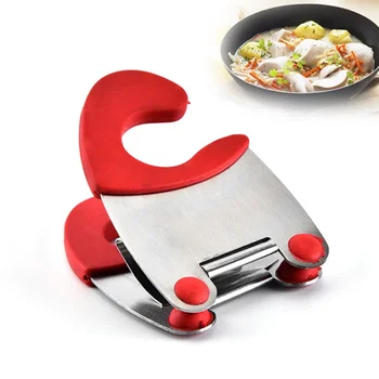 Household High Temperature Resistant Stainless Steel Pot Side Clip Anti-hot Clip Household Kitchen Gadget